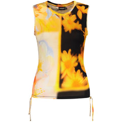 Desigual Arancione Viskose Damen Tanktop