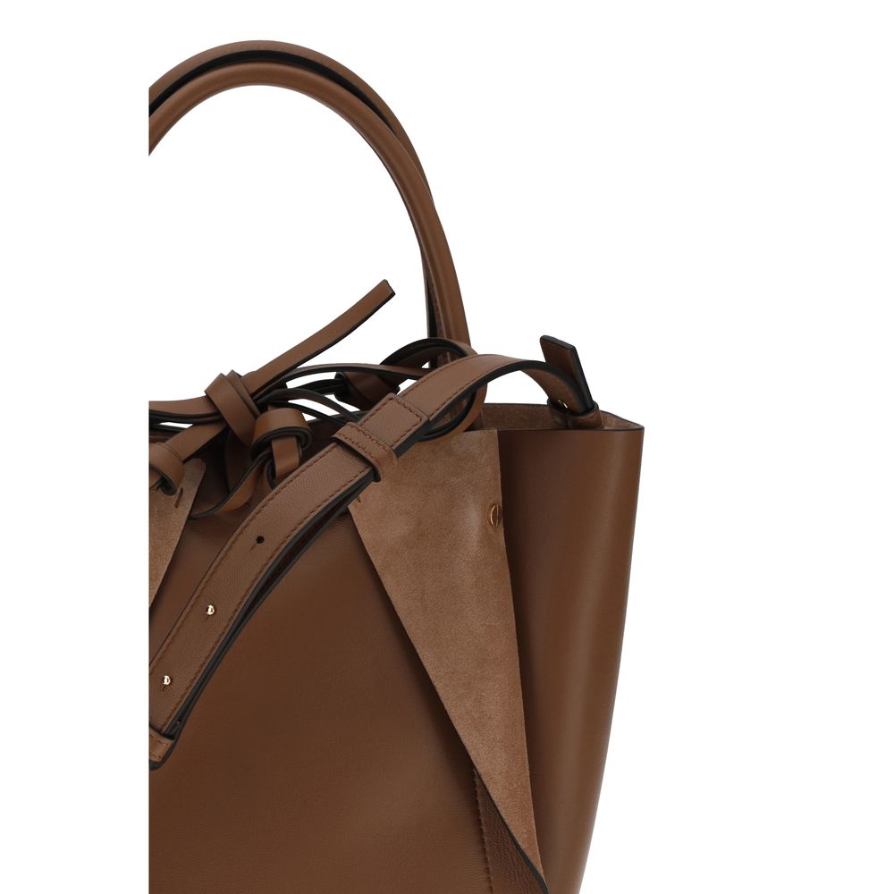 Gabriela Hearst Braune Lammfell-Handtasche Ovis Aries Aries