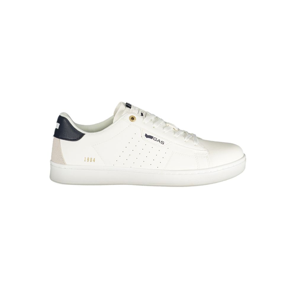 Gas Bianco Polyurethan Herren Sneaker
