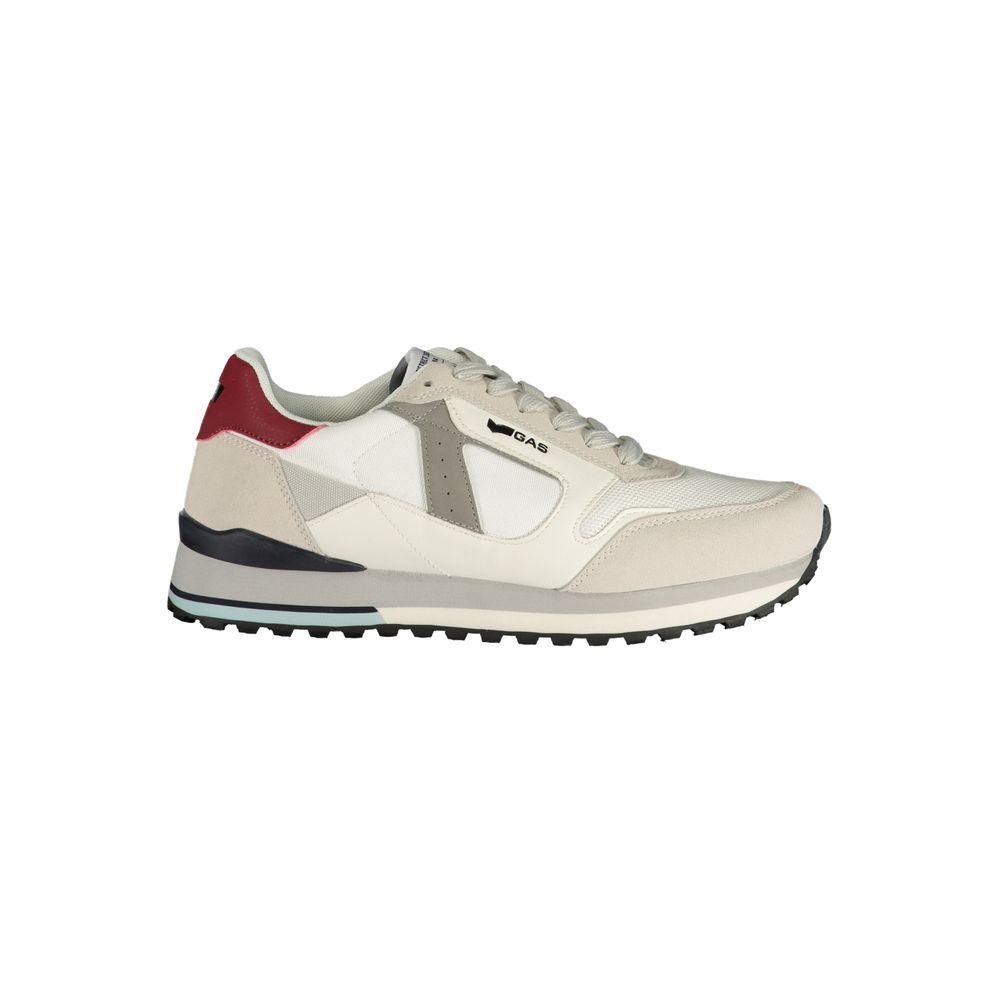 Gas White Polyurethan Herren-Sneaker
