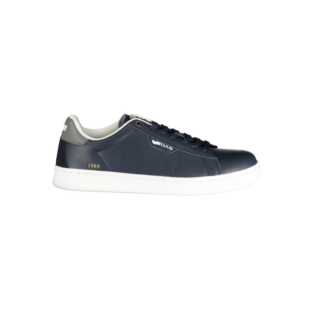 Gas Blau Polyurethan Herren Sneaker