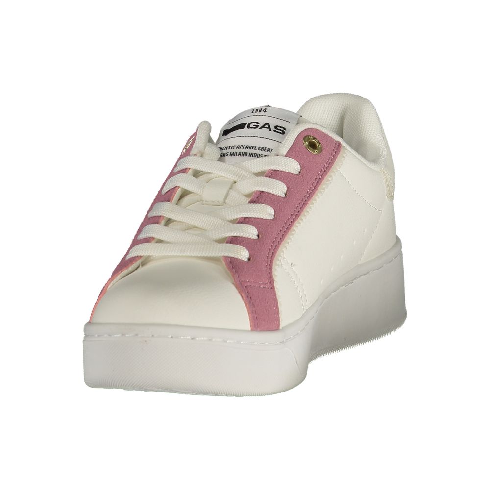 Gas Weiß Polyurethan Damen-Sneaker