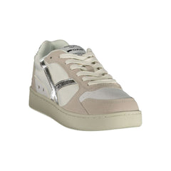Gas Witte Polyurethaan Dames Sneaker