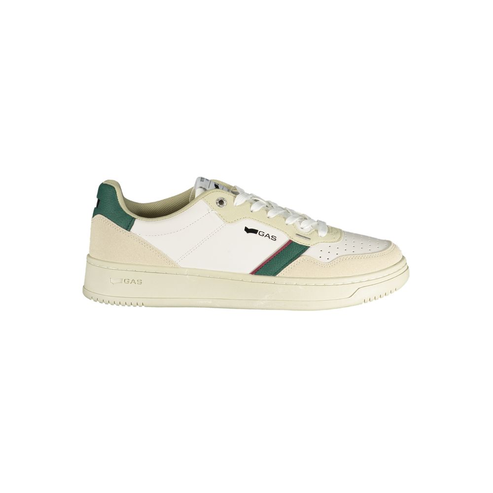 Gas White Polyurethan Herren-Sneaker