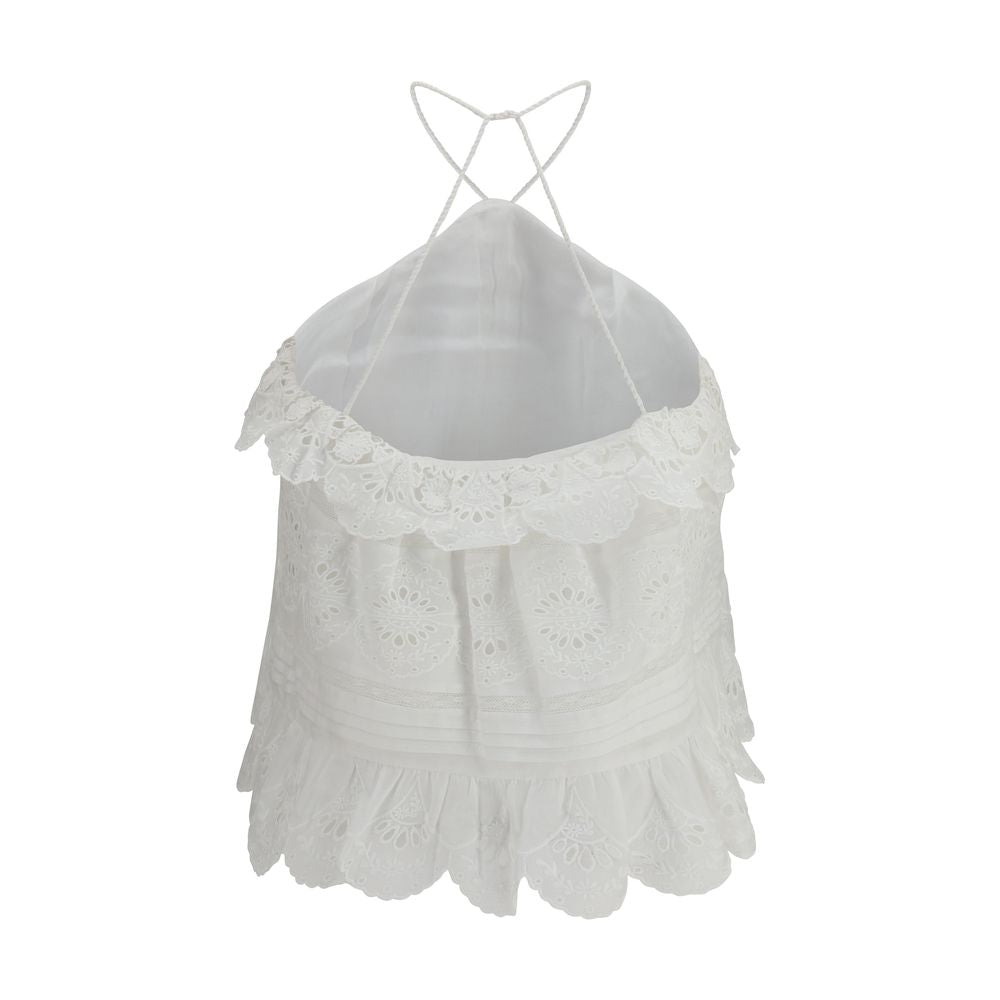 Marant Etoile Weiße Baumwollbluse