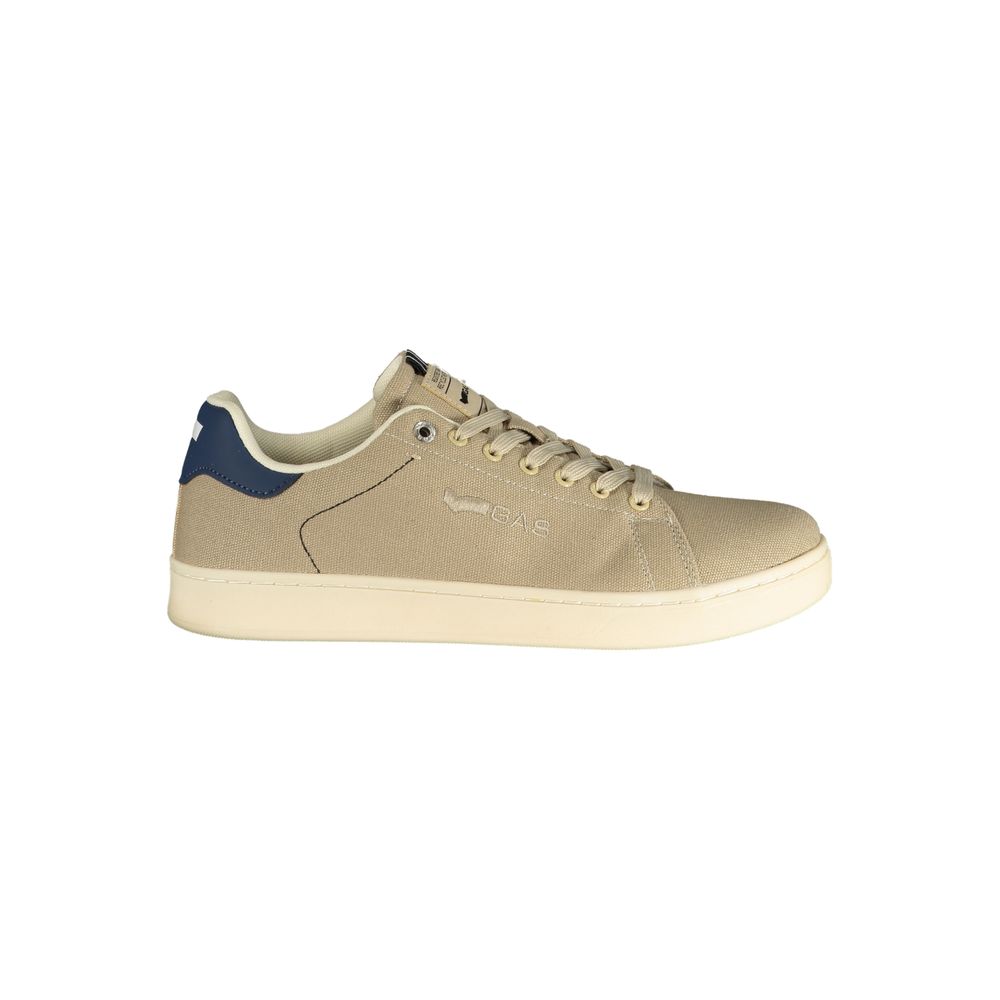 Gas Beige Polyester Herren Sneaker