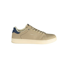 Gas Beige Polyester Herren Sneaker