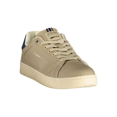 Gas Beige Polyester Herren Sneaker