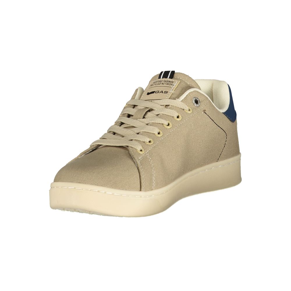 Gas Beige Polyester Herren Sneaker