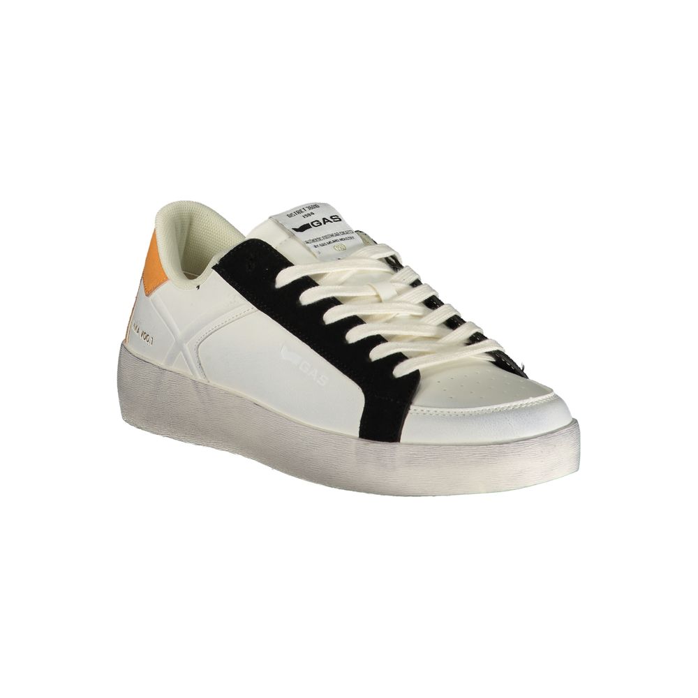 Gas White Polyurethan Herren-Sneaker