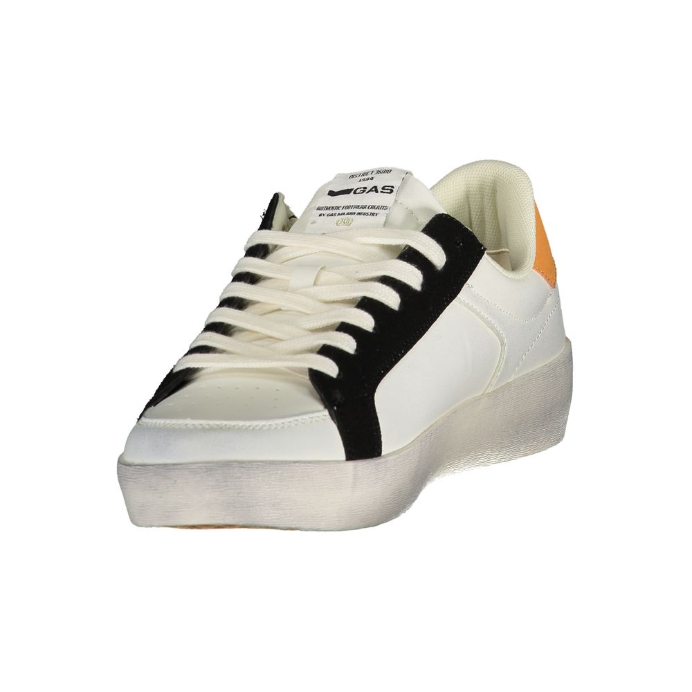Gas White Polyurethan Herren-Sneaker