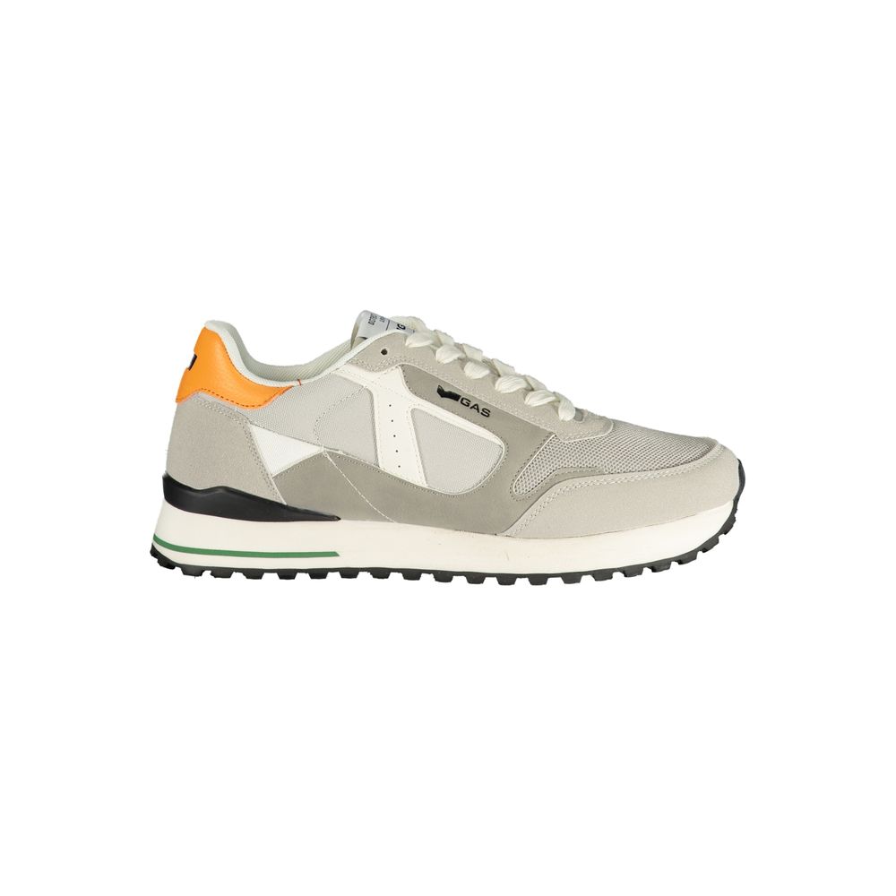 Gas Grigio Herren-Sneaker aus Polyurethan