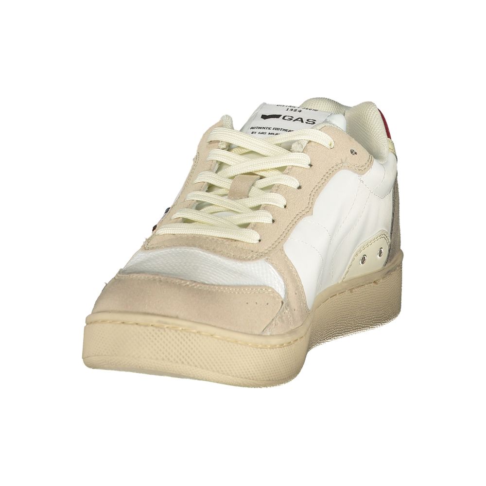 Gas Bianco Polyurethan Herren Sneaker