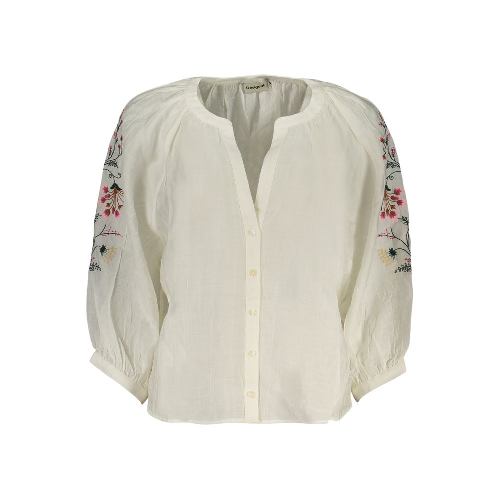 Desigual Roman Blue Viscosa Women's Shirt
