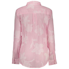 Desigual Damenhemd aus rosa Baumwolle