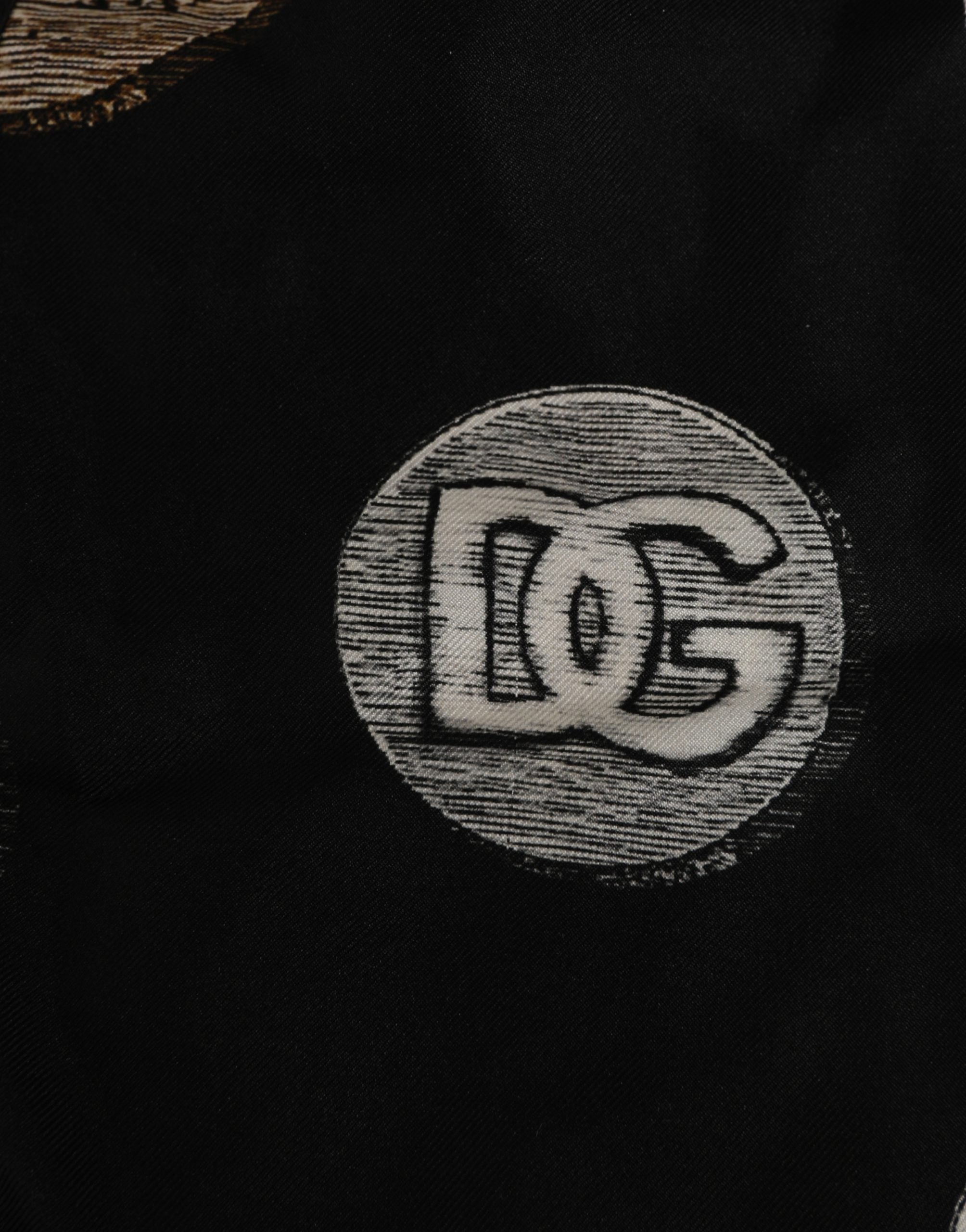 Dolce & Gabbana Schwarze Unterwäsche Boxershorts mit Antik-Münz-Print
