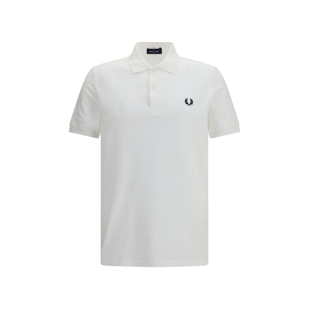 Fred Perry Polohemd aus weißer Baumwolle
