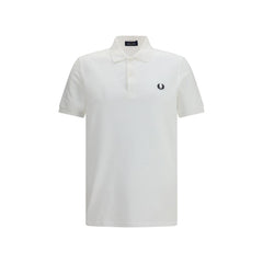Fred Perry Polohemd aus weißer Baumwolle