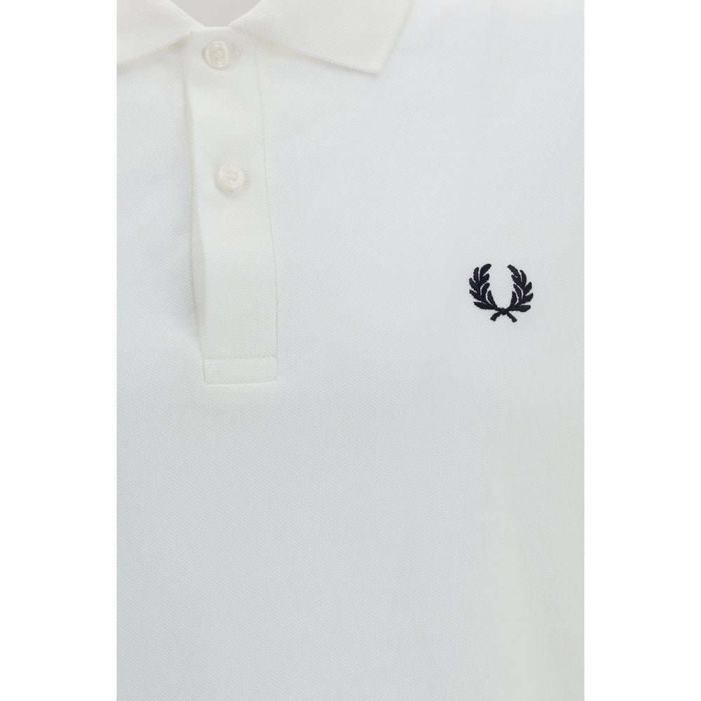 Fred Perry Polohemd aus weißer Baumwolle
