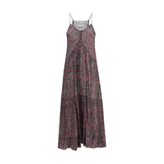 Marant Etoile Lässiges Baumwollkleid in Lila