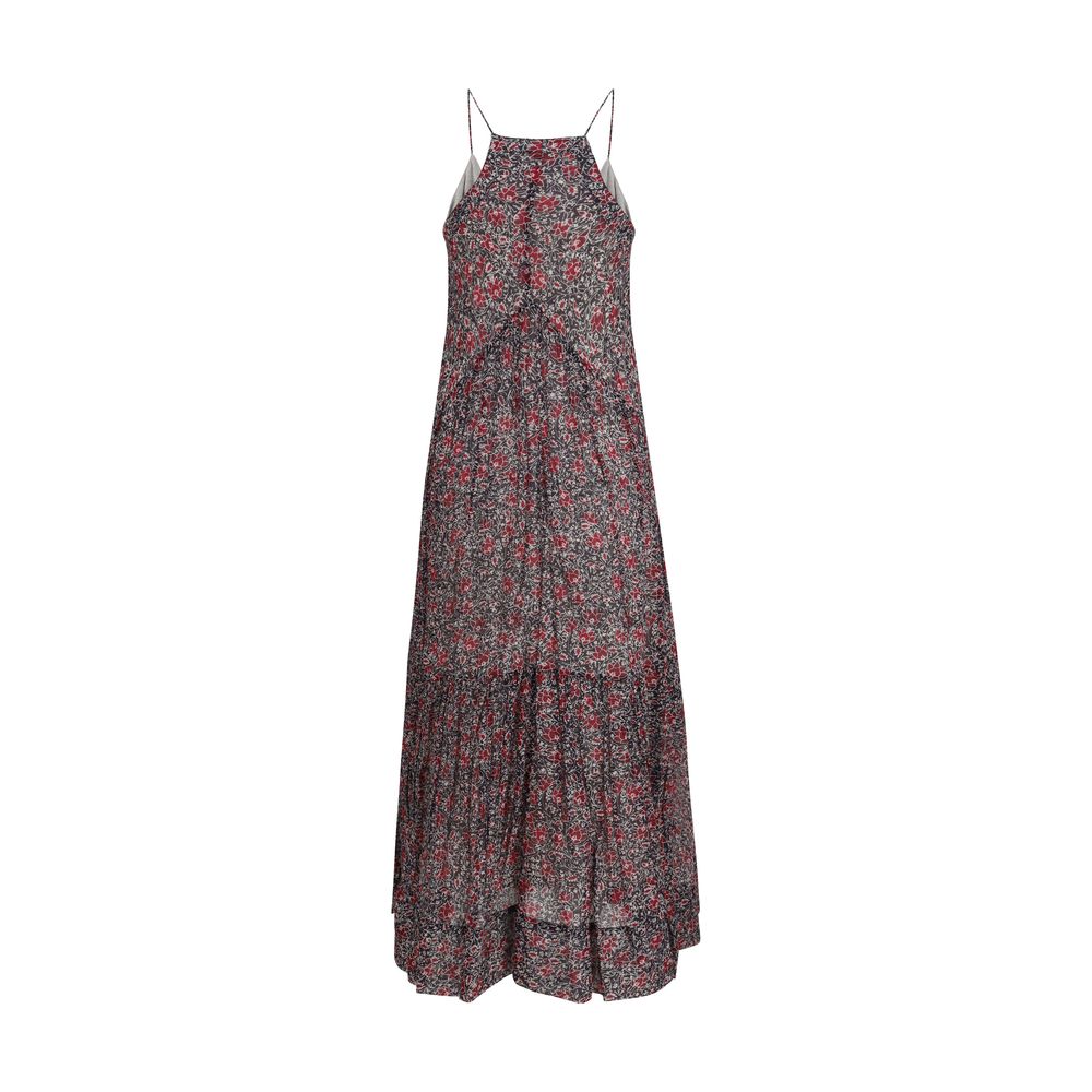 Marant Etoile Lässiges Baumwollkleid in Lila