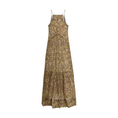Marant Étoile Freizeitkleid aus zweifarbiger Baumwolle