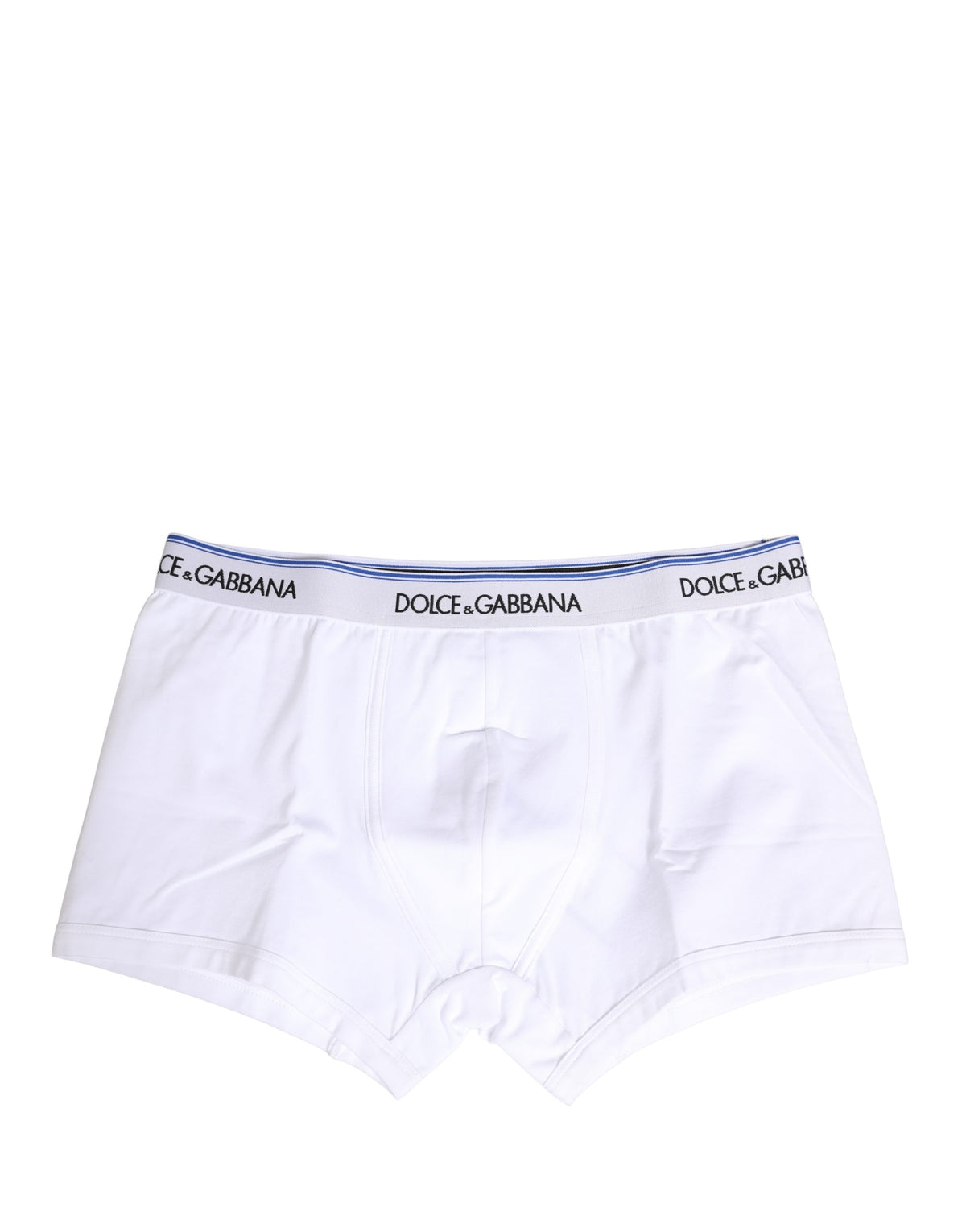 Dolce & Gabbana Weiße Boxershorts mit Logobund