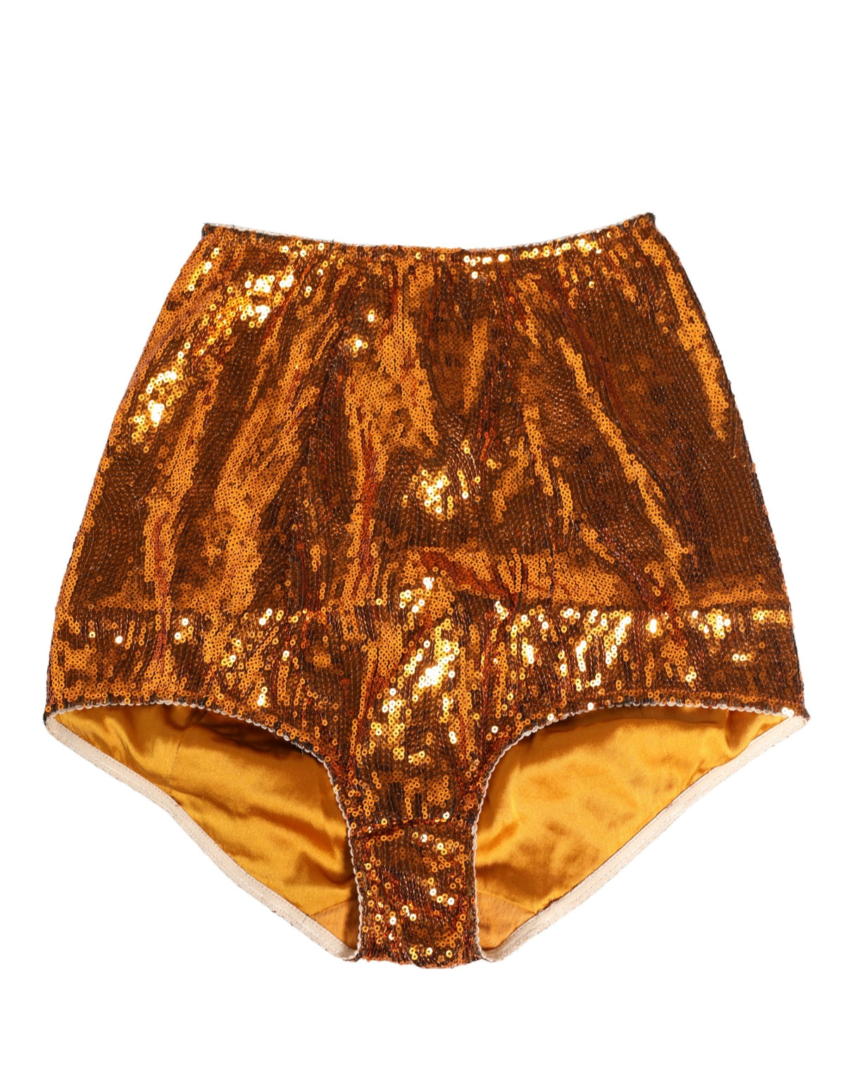 Dolce & Gabbana Oranges Pailletten-Nylon-Taillengürtel-Unterwäsche