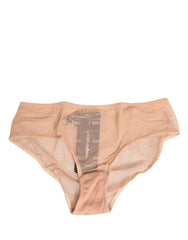 Dolce & Gabbana Beige Spitze Cheekini Dessous Höschen Unterwäsche