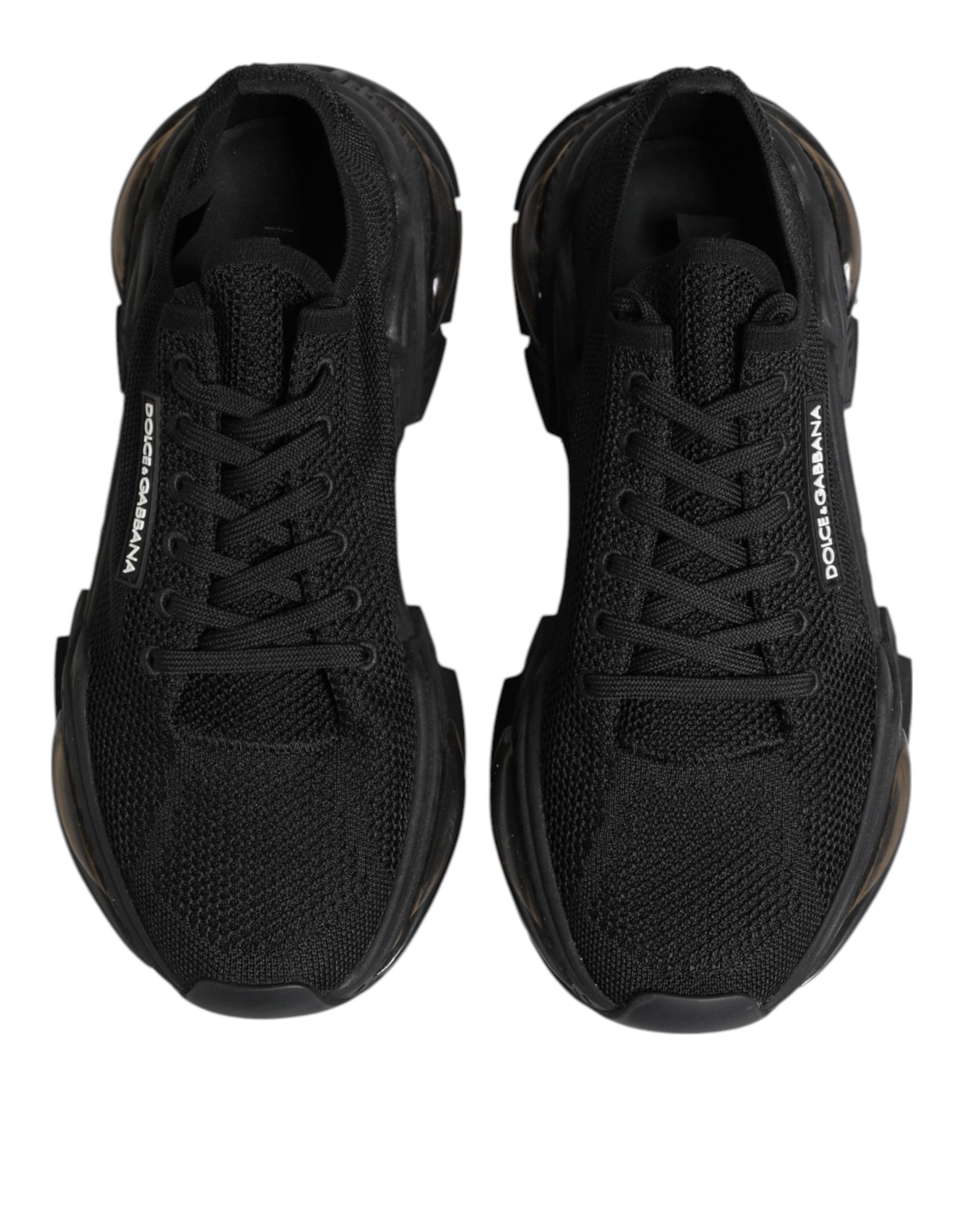 Dolce & Gabbana Schwarze Airmaster Low Top Herren Sneaker Schuhe