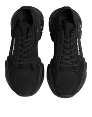 Dolce & Gabbana Schwarze Airmaster Low Top Herren Sneaker Schuhe