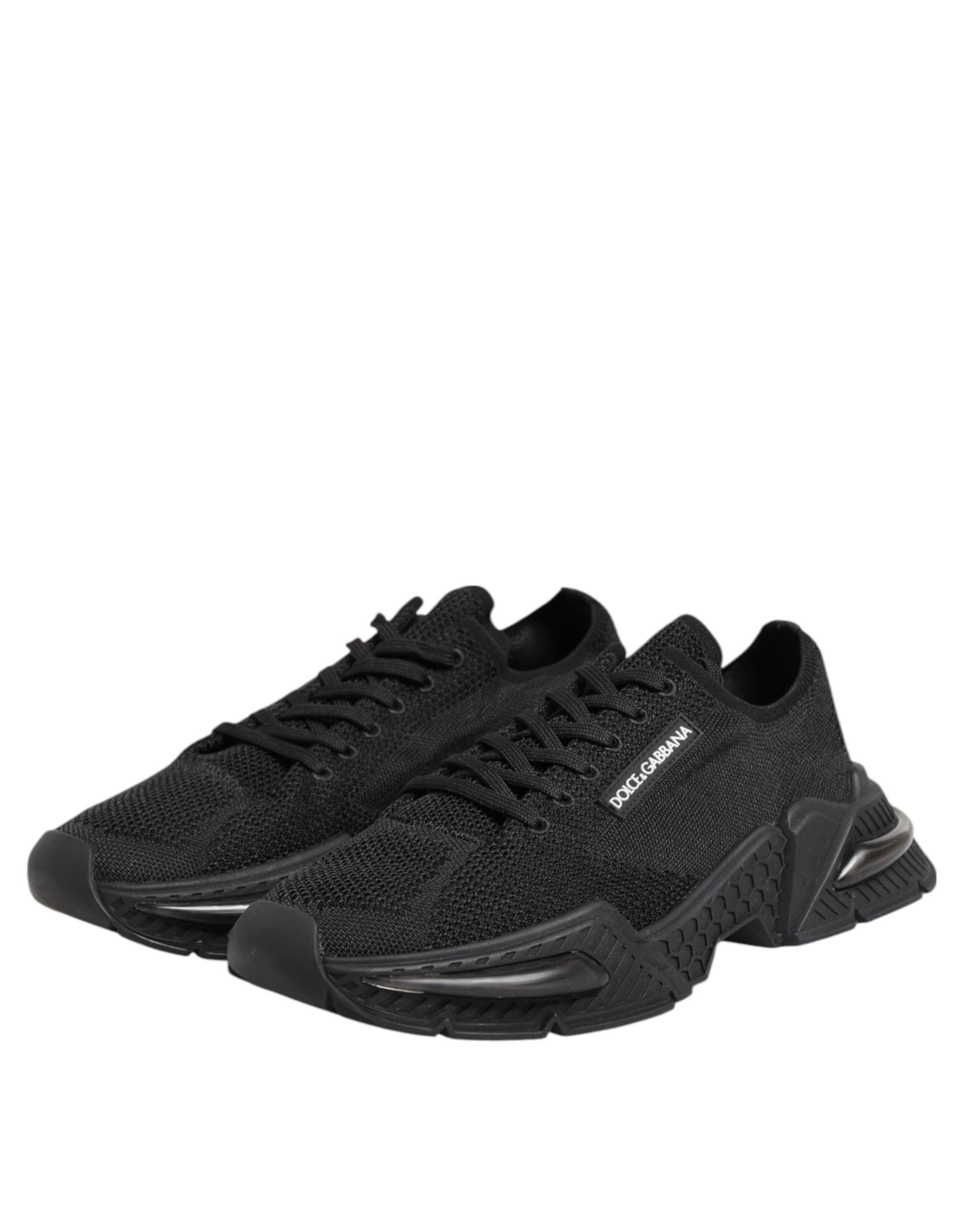 Dolce & Gabbana Schwarze Airmaster Low Top Herren Sneaker Schuhe
