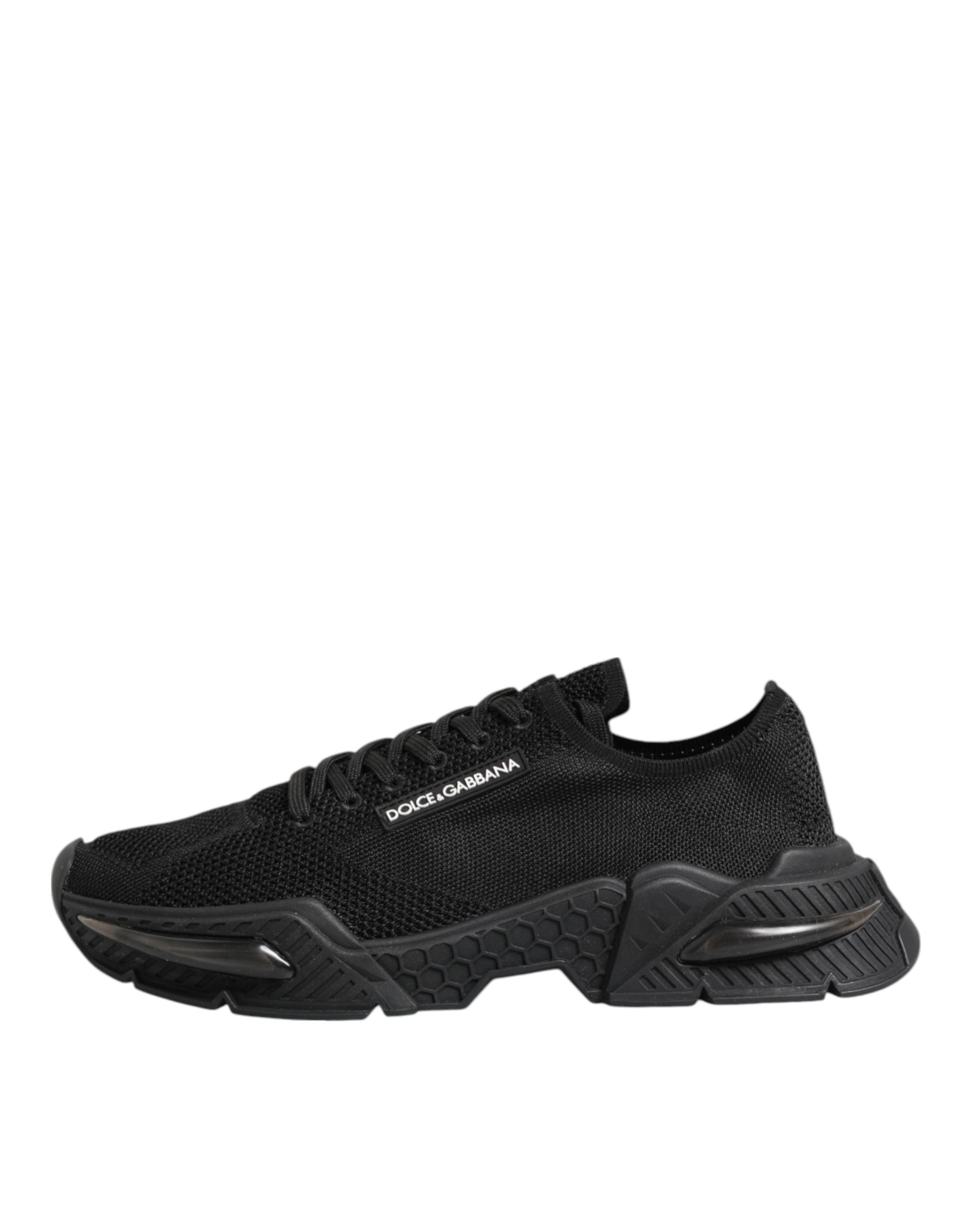 Dolce & Gabbana Schwarze Airmaster Low Top Herren Sneaker Schuhe