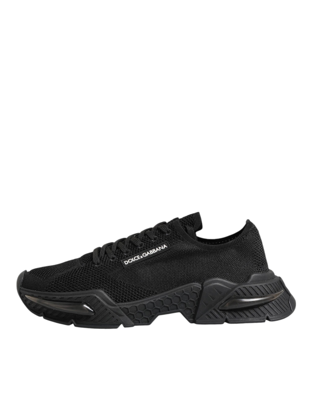 Dolce & Gabbana Schwarze Airmaster Low Top Herren Sneaker Schuhe