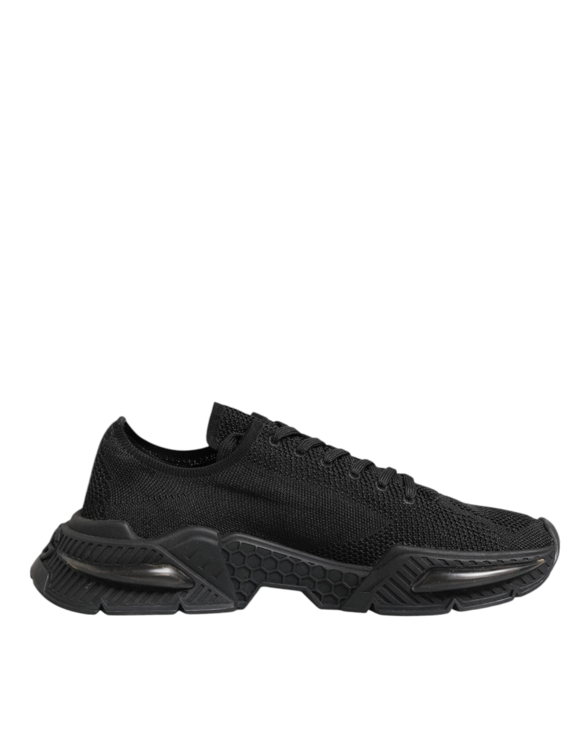 Dolce & Gabbana Schwarze Airmaster Low Top Herren Sneaker Schuhe