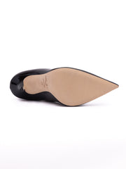 Jimmy Choo Diamond Talura 100 Pumps aus schwarzem Lackleder