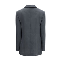 Giorgio Armani grijs linnen jasje