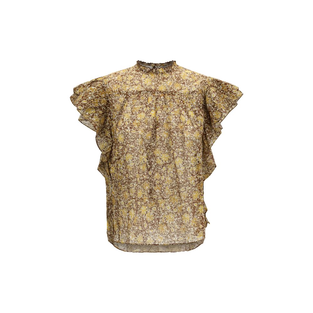Marant Etoile Bicolor-Baumwollbluse