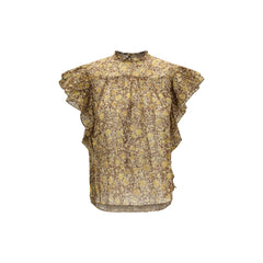 Marant Etoile Bicolor-Baumwollbluse