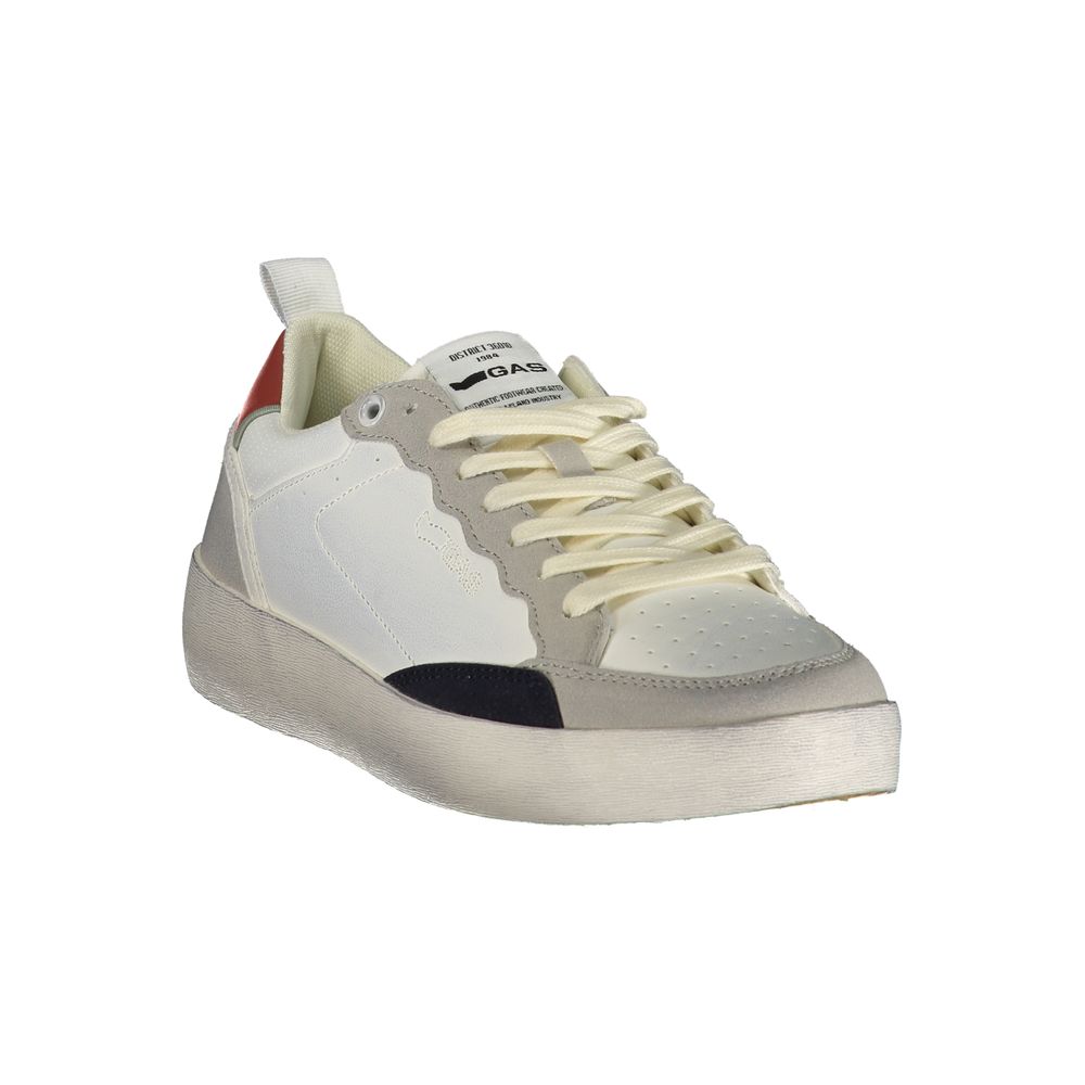 Gas White Polyurethan Herren-Sneaker