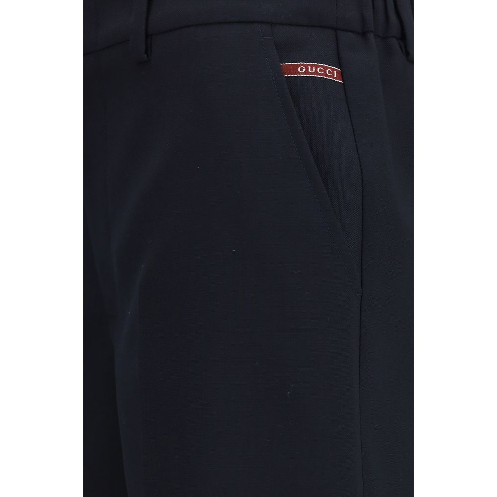 Gucci Zwarte Katoenen Bermudashort