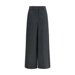 Giorgio Armani Grijze Linnen Casual Broek