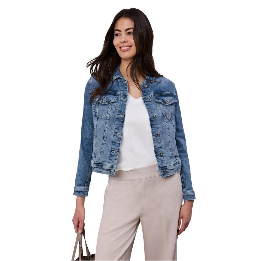 Street One Blaue Jeansjacke aus Baumwolle
