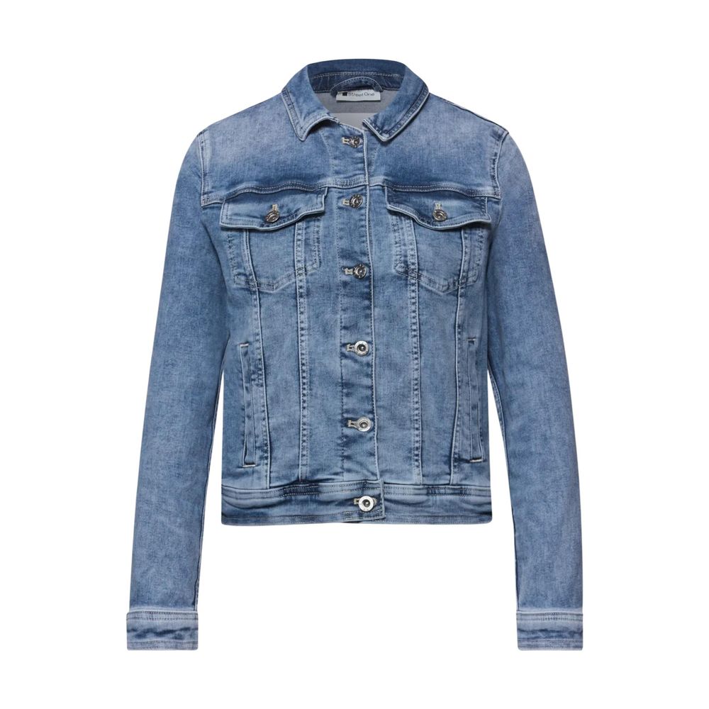 Street One Blaue Jeansjacke aus Baumwolle