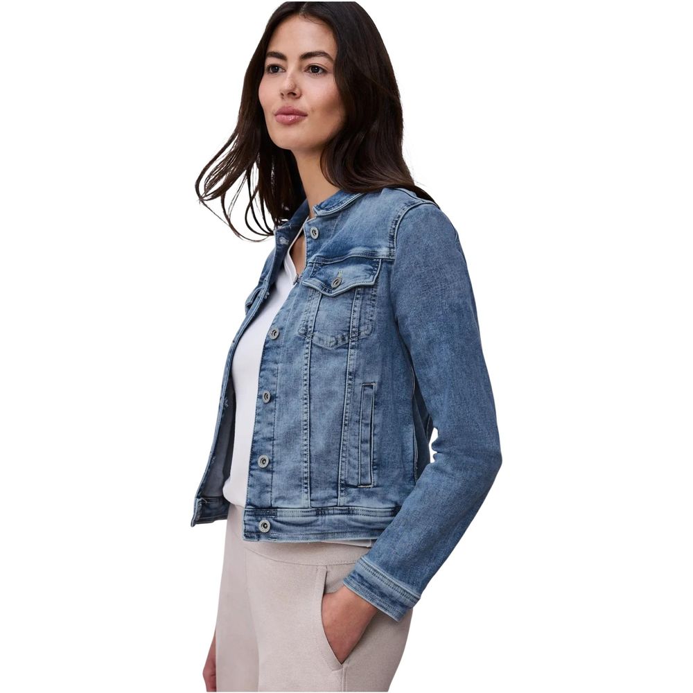 Street One Blaue Jeansjacke aus Baumwolle