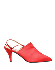 Dolce & Gabbana Rode suède slingback pumps met hak
