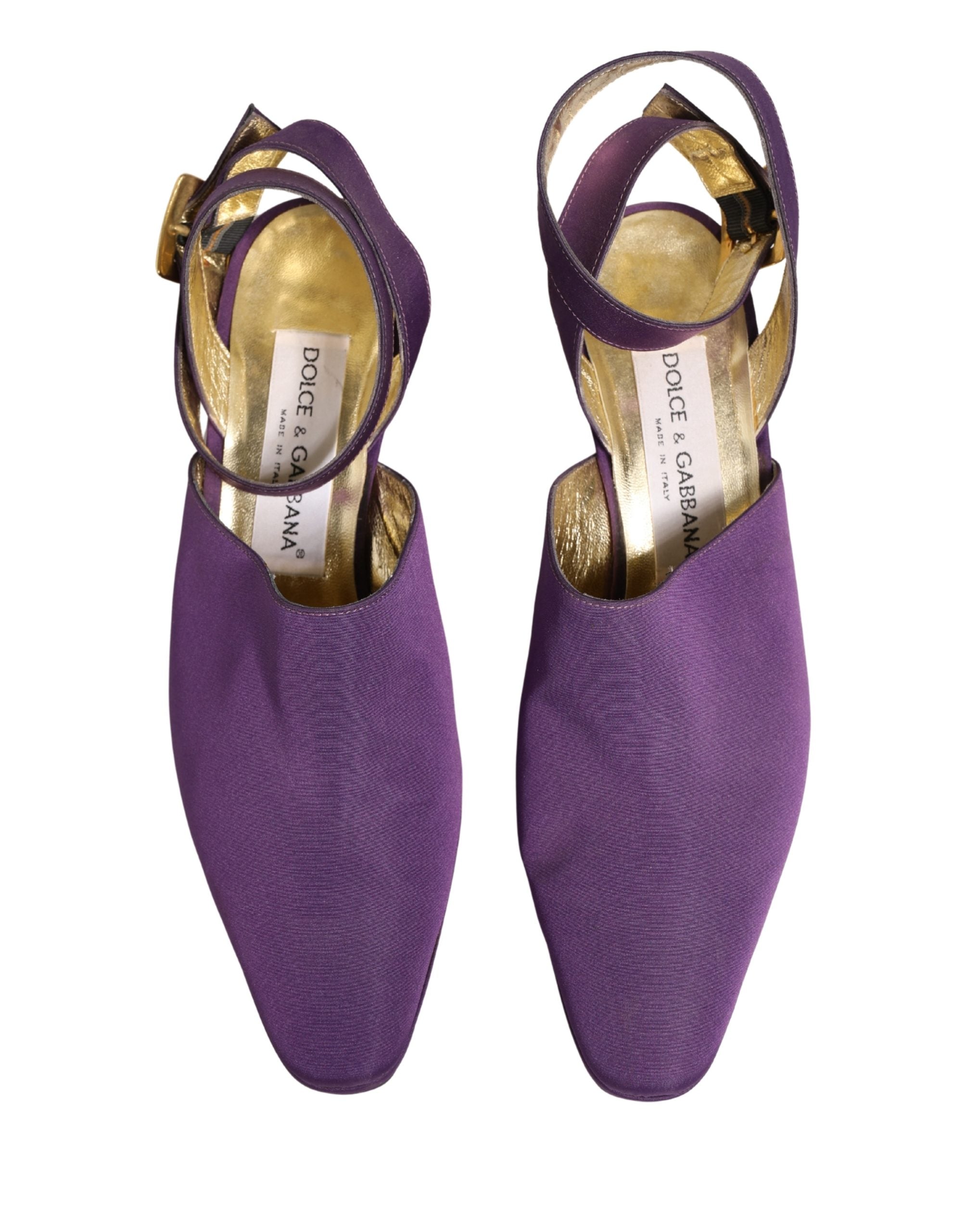 Dolce & Gabbana Violette Wildledersandalen