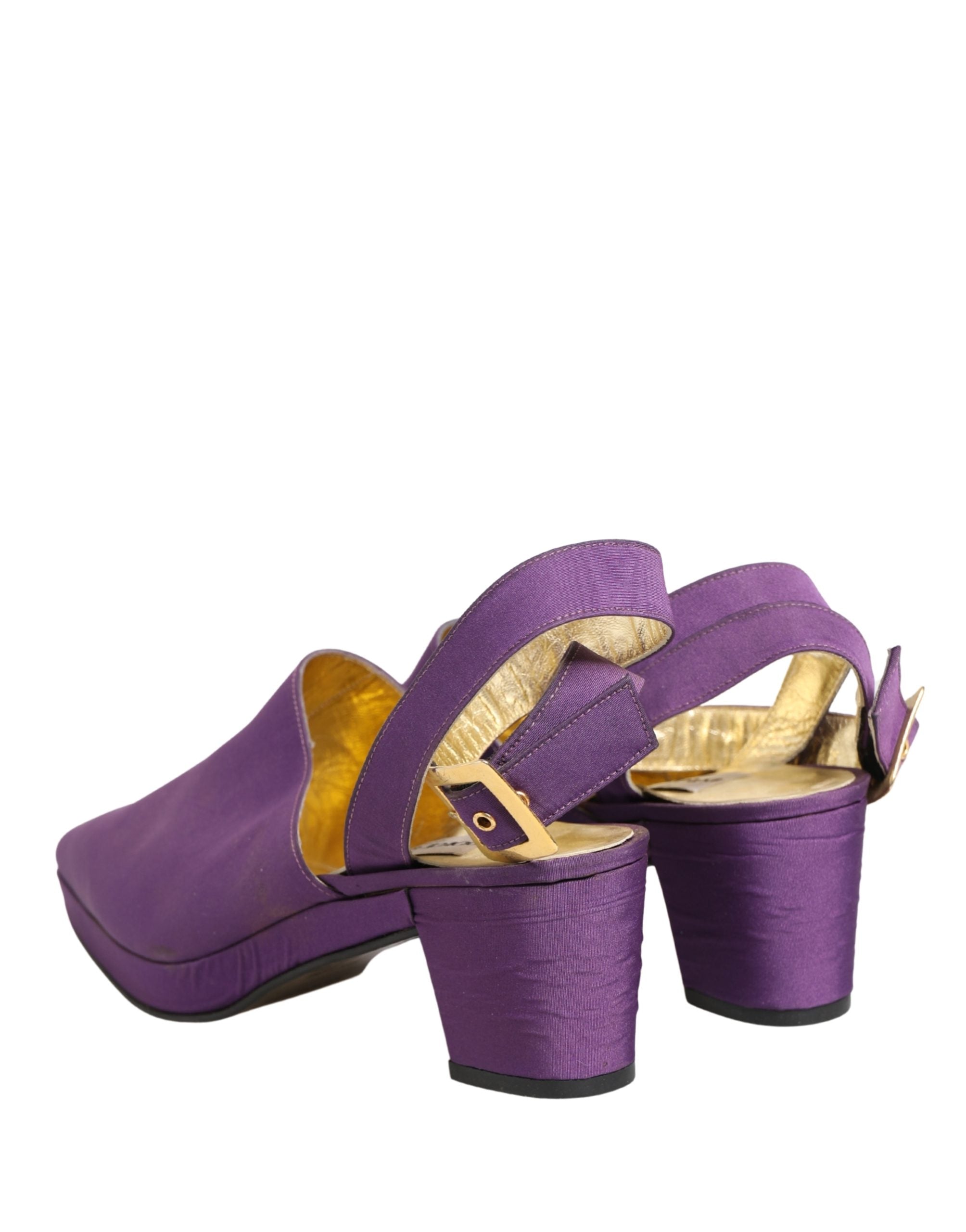 Dolce & Gabbana Violette Wildledersandalen