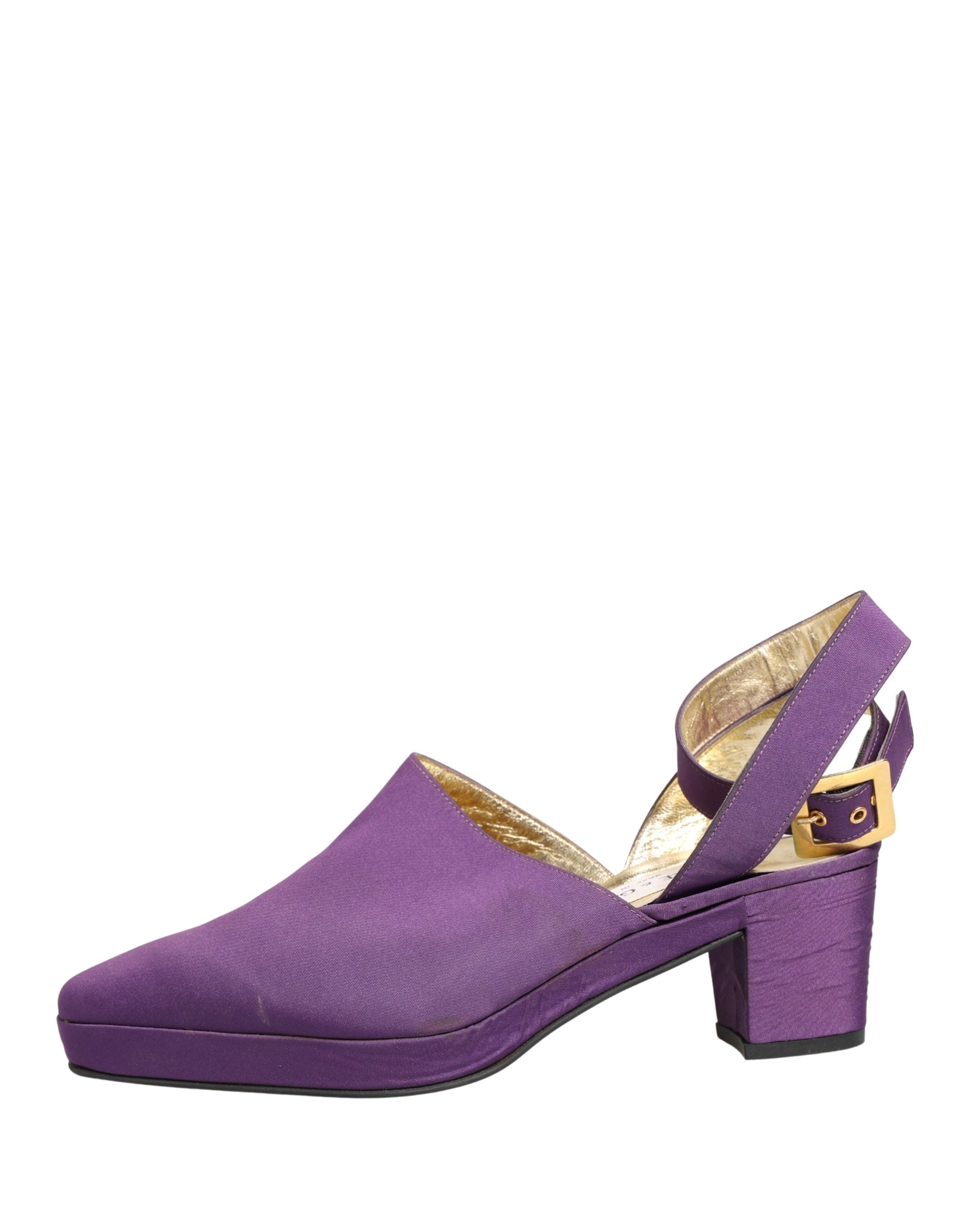 Dolce & Gabbana Violette Wildledersandalen