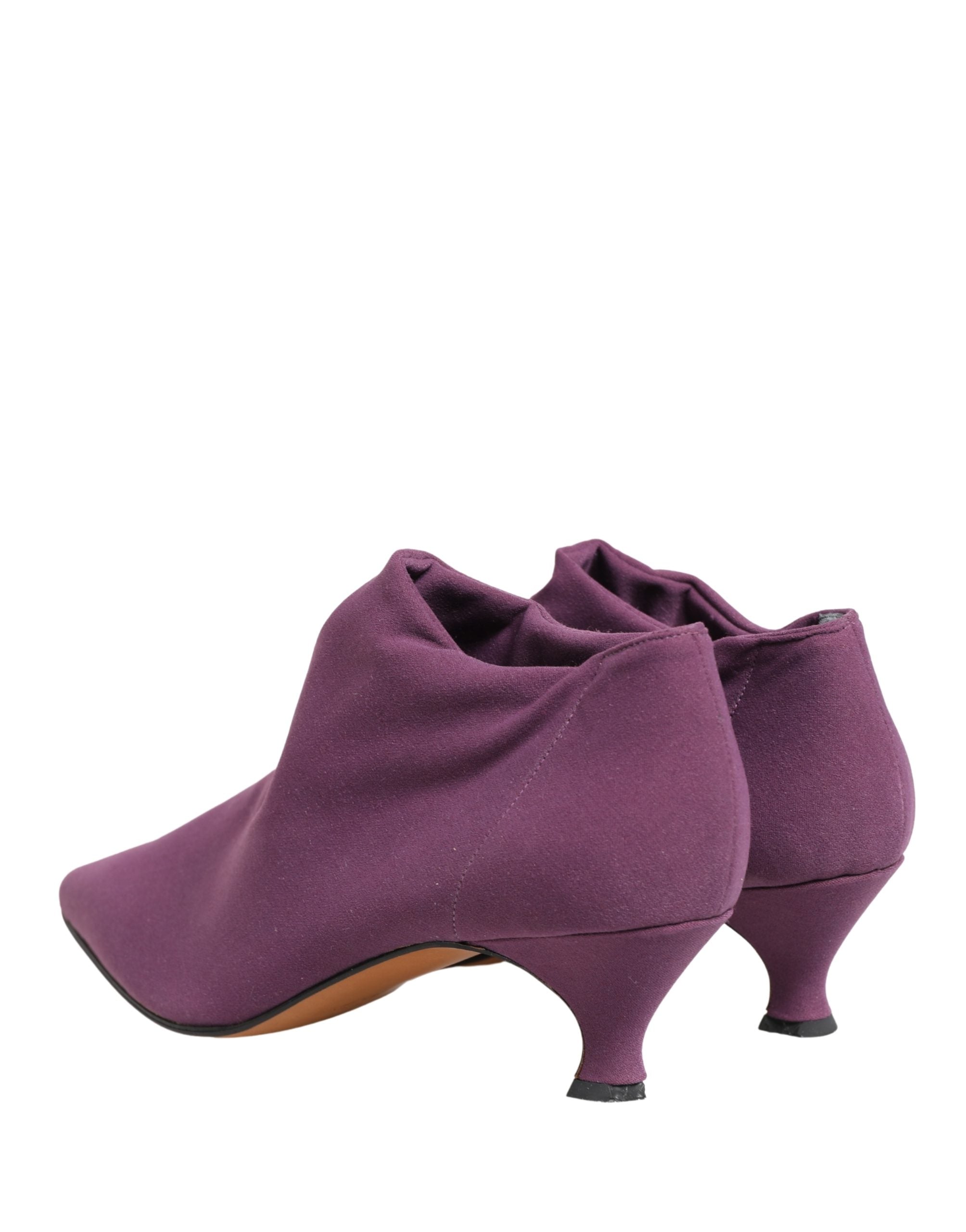 Dolce & Gabbana Schuhe Lila Wildleder Stiefeletten Schuhe